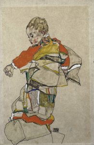 Portrait of a Child by Egon Schiele